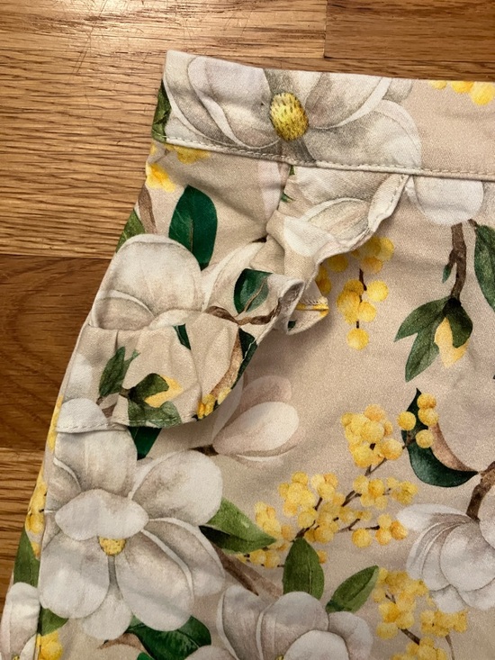 Mayoral 12 month toddler/baby White & Yellow Floral Matching Set - Picture 6 of 9